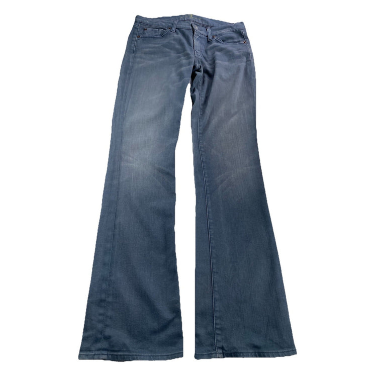 Womens 7 For All Mankind Blue-Grayish Bootcut Jeans Size 30
