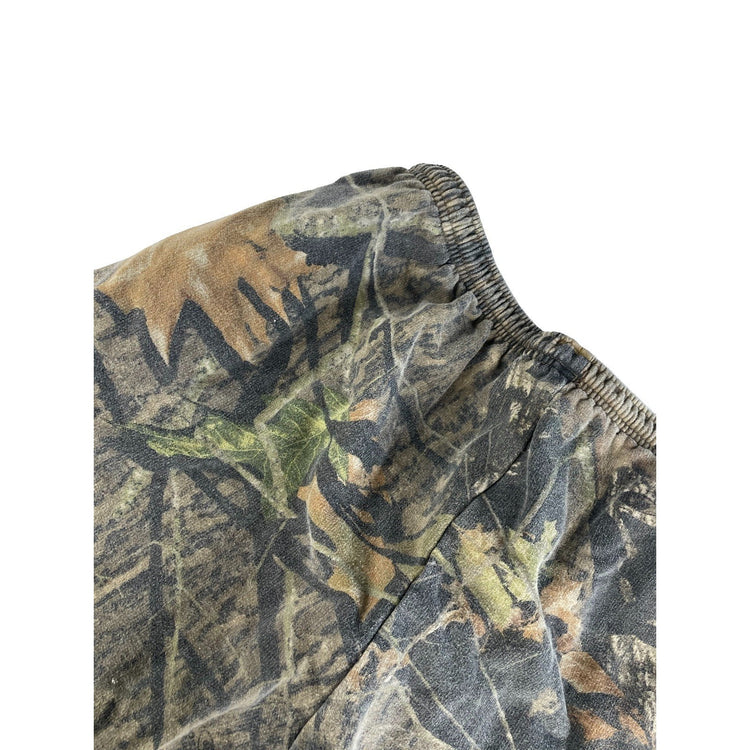 Mens Mossy Oak Apparel Camo Fleece Sweatpants Hunting Joggers Size XL