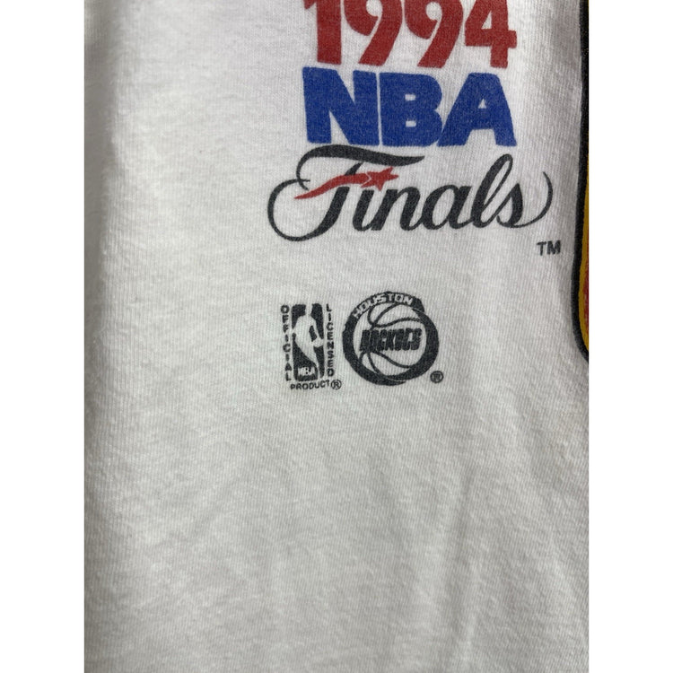 Houston Rockets NBA Clutch City 1994 Finals Western Vintage Gray T-Shirt Sz L