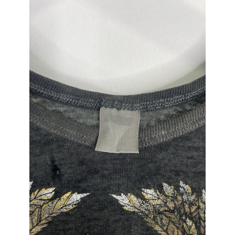 Men’s Vintage Distressed HD Harley Davidson Black Tank Top Sz M