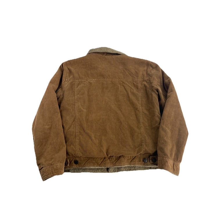 Mens Aeropostale Brown Winter Jacket M Crewneck