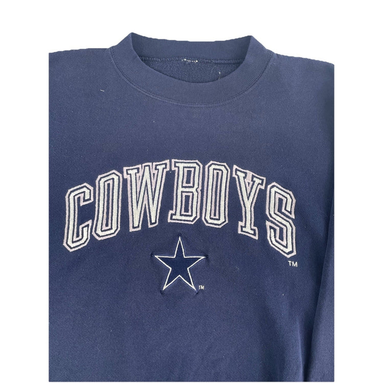 Vintage 90s Dallas Cowboys Graphic Crewneck Sweatshirt Size S