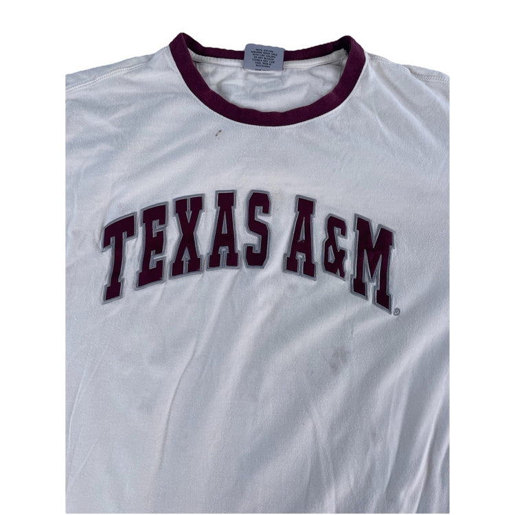 Mens Colosseum Athletics Texas A&M Ringer Graphic Size L