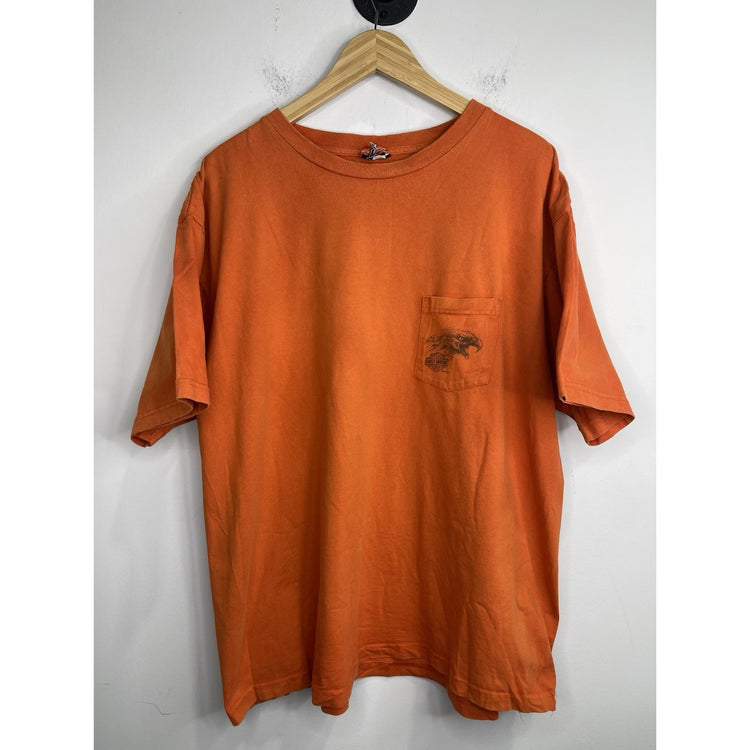 Men’s Vintage 2004 Harley Davidson Bahamas Orange Short Sleeve T Shirt Sz XL