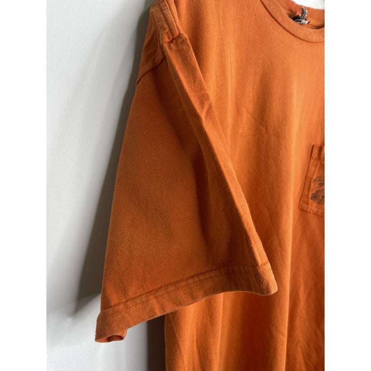 Men’s Vintage 2004 Harley Davidson Bahamas Orange Short Sleeve T Shirt Sz XL