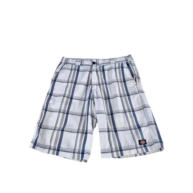 Mens Dickies Multicolor Plaid Pattern Regular Fit Cargo Shorts Size 36