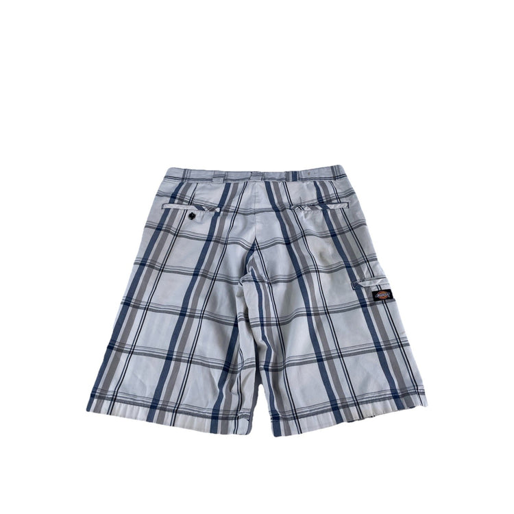 Mens Dickies Multicolor Plaid Pattern Regular Fit Cargo Shorts Size 36