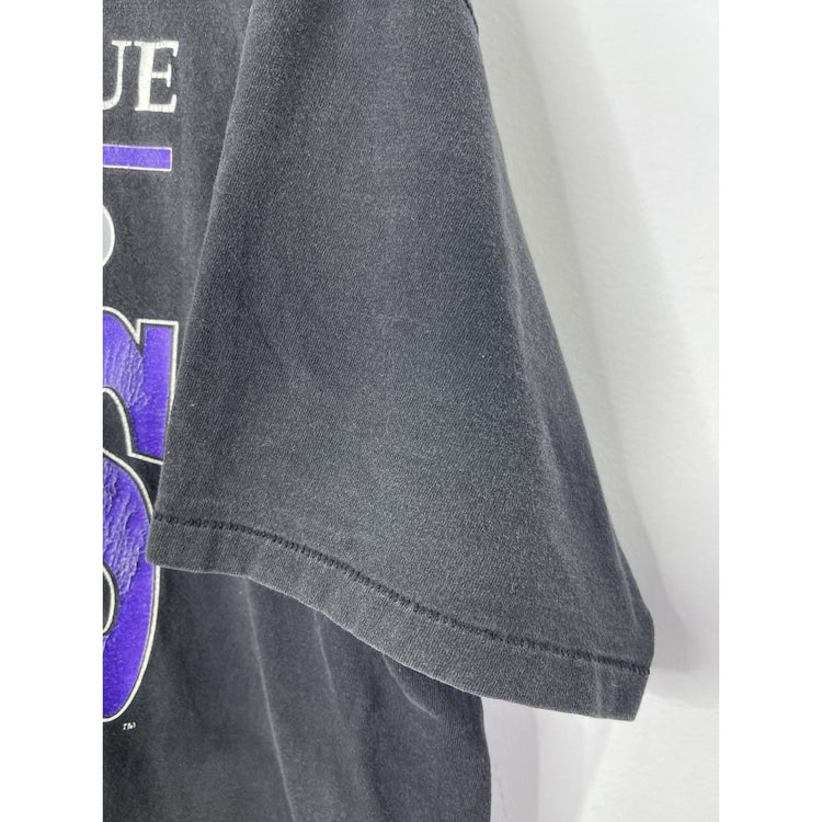 Mens VTG 1992 Colorado Rockies National League Single Stitch Black TShirt Sz 2xL