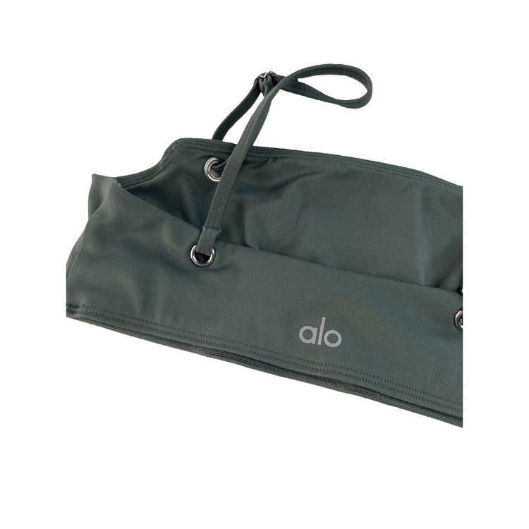 Womens Alo Yoga Olive Green Sports Bra Size S