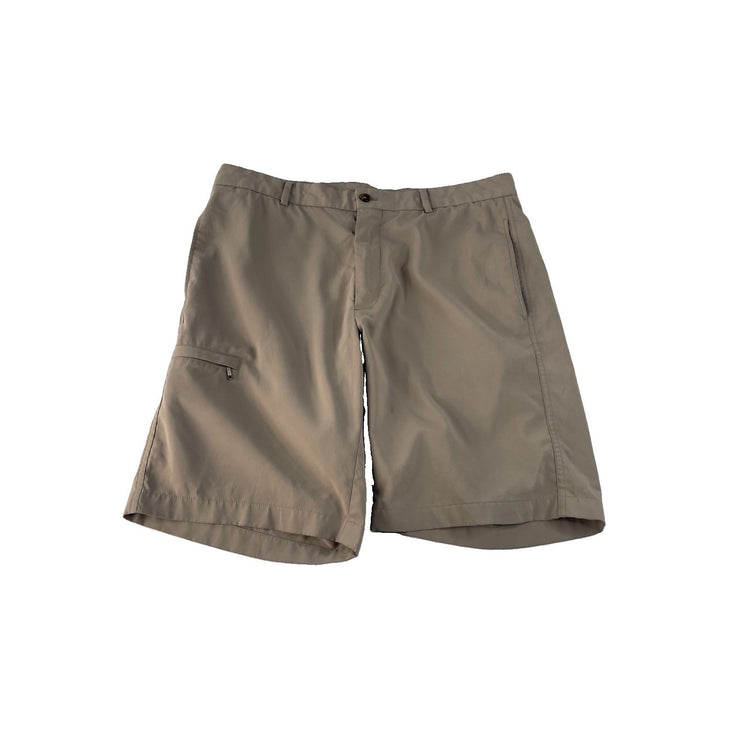 Mens Greg Norman Khaki Golf Shorts Size 34