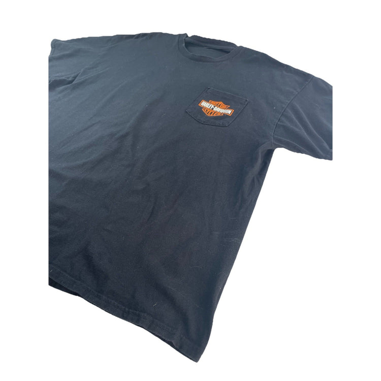 Mens 2024 Harley Davidson Black Orlando FL Bike Week T Shirt Size 2XL