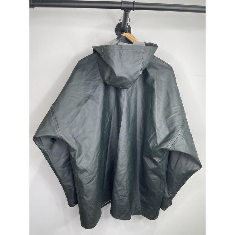 Carhartt Green Waterproof PVC Hooded Jacket Nylon Men’s Large