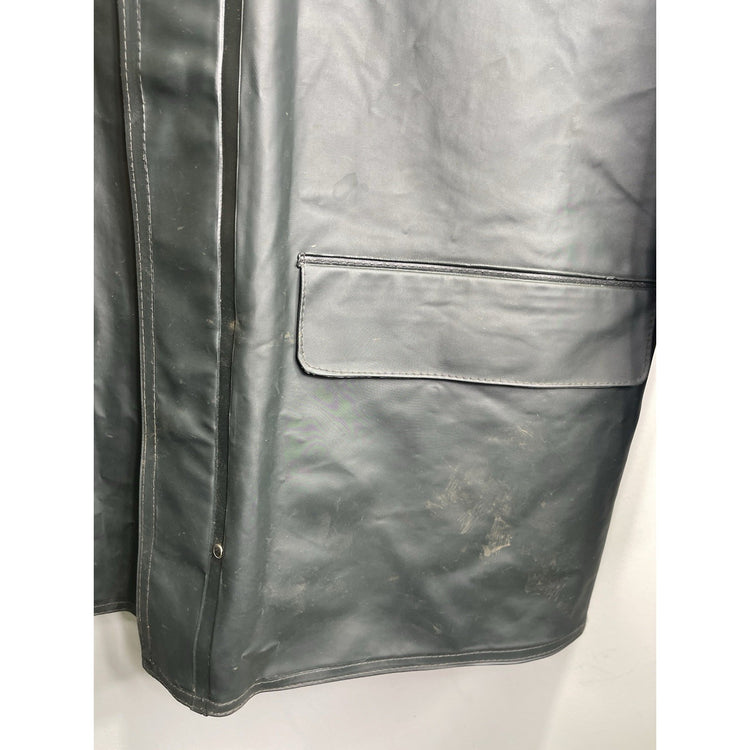 Carhartt Green Waterproof PVC Hooded Jacket Nylon Men’s Large