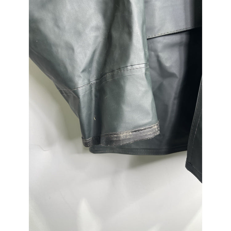 Carhartt Green Waterproof PVC Hooded Jacket Nylon Men’s Large