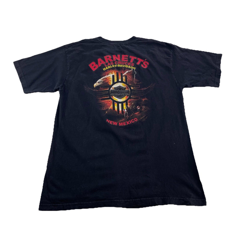 Mens Authentic Harley Davidson Motorcycle Basic Black Tee Size Xl