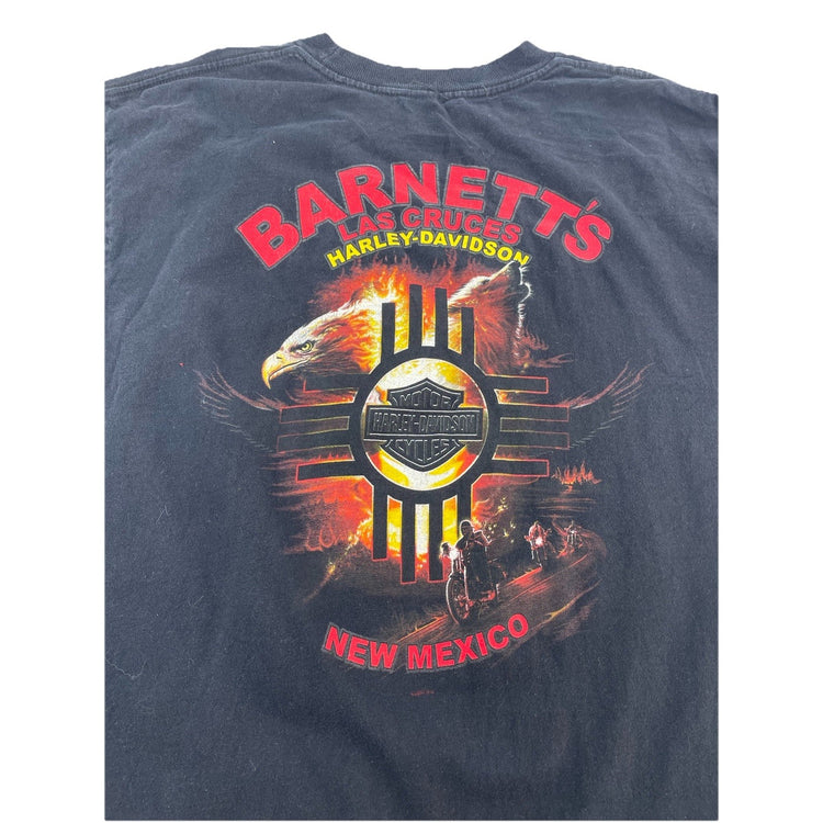 Mens Authentic Harley Davidson Motorcycle Basic Black Tee Size Xl
