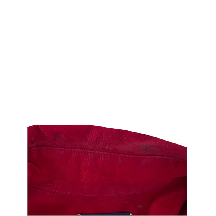 Men’s Wrangler Classic Western Red ButtonUp LongSleeve Shirt Size Xl