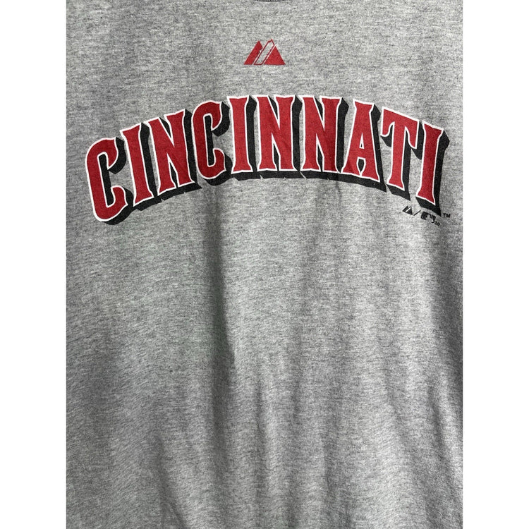 Adult Vintage Gray Cincinnati MLB Short Sleeve T Shirt Sz M