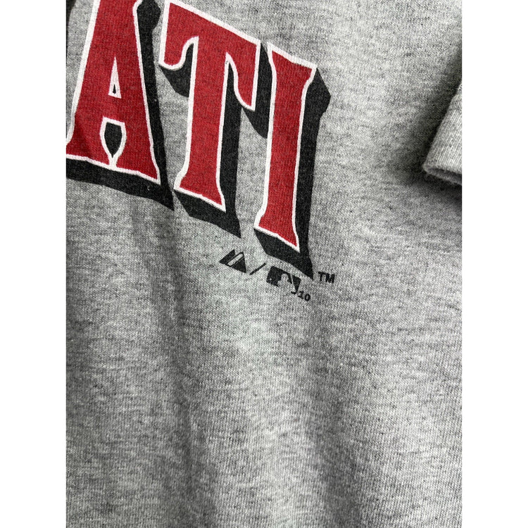 Adult Vintage Gray Cincinnati MLB Short Sleeve T Shirt Sz M