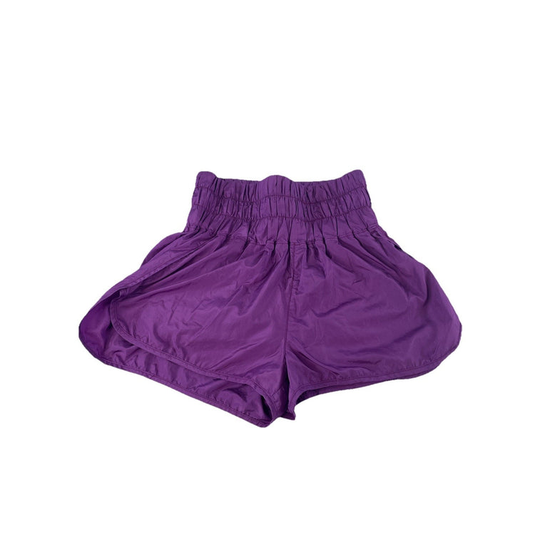 Womens Free People FP Movement Way Home Purple Running Shorts Size M