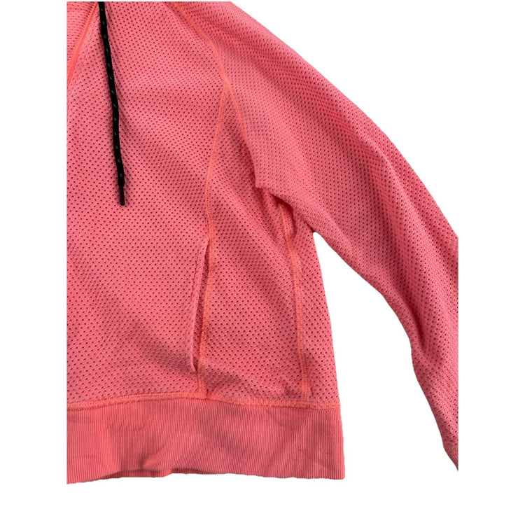 Women’s DKNY Sport Pink Mesh Zip Up Jacket Size XS