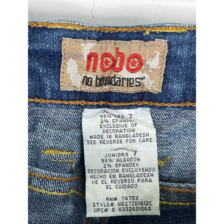 Women’s Nobo No Boundaries Size 7 Denim Jean Cut Off Shorts