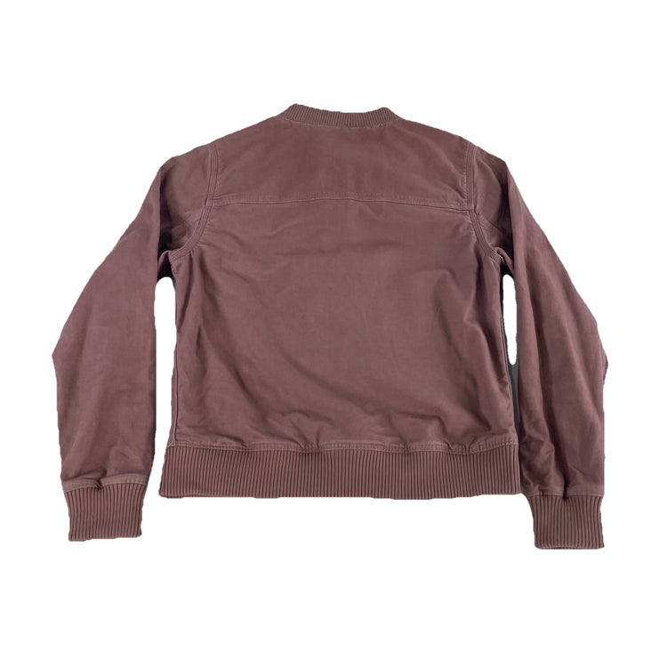 Womens Carhartt Dusty Rose Crawford Bomber Zip Up Jacket Size Medium