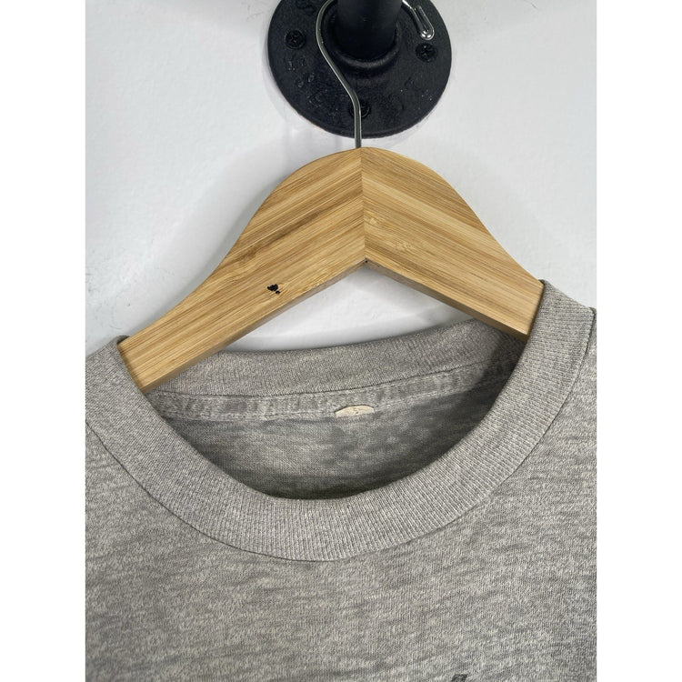 Men’s Gray Vintage 1980's Huey Lewis and the News T-Shirt Sz Medium