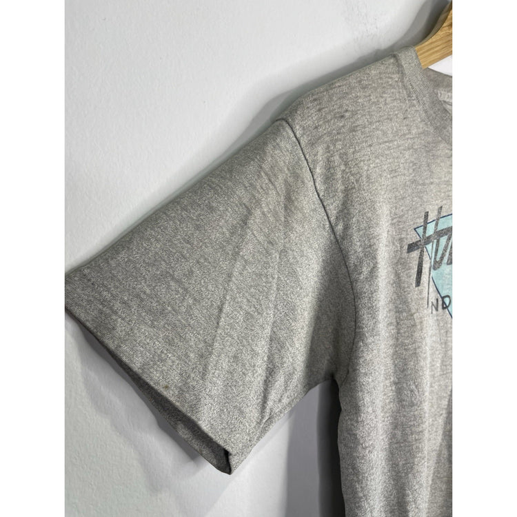 Men’s Gray Vintage 1980's Huey Lewis and the News T-Shirt Sz Medium