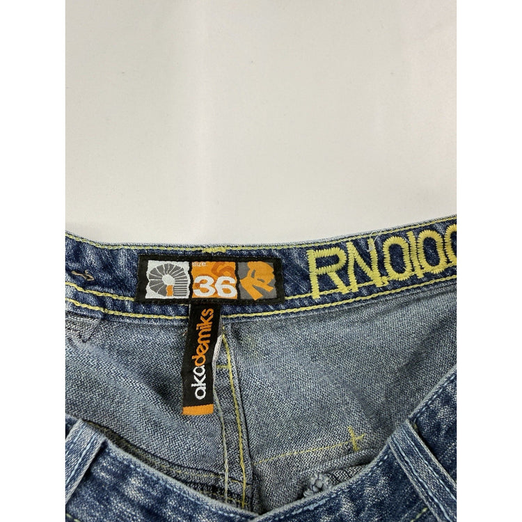 Men’s Akademik Y2K Baggy Jeans Size 36