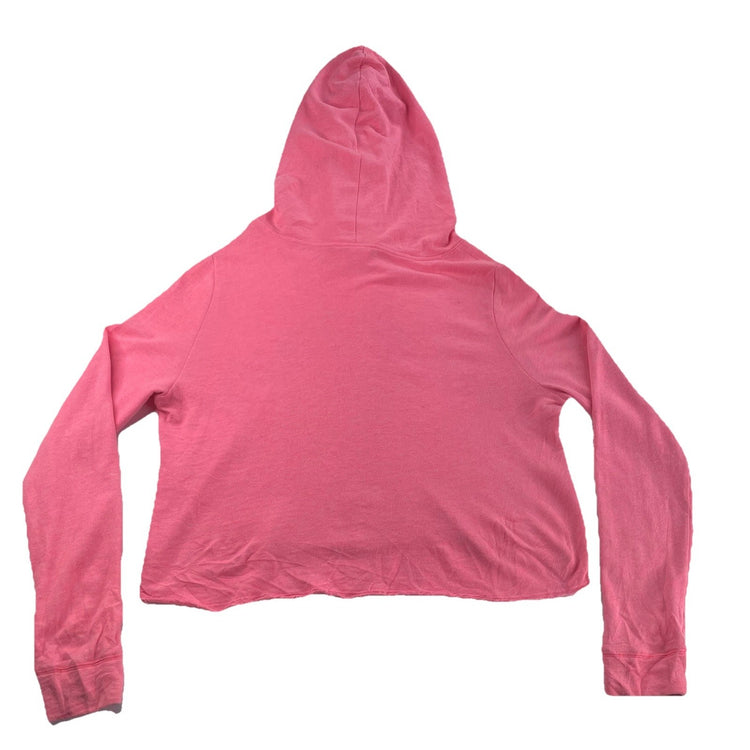 Womens Pink Victoria Secret Oversized “Los Angeles” Pink Hoodie Size L