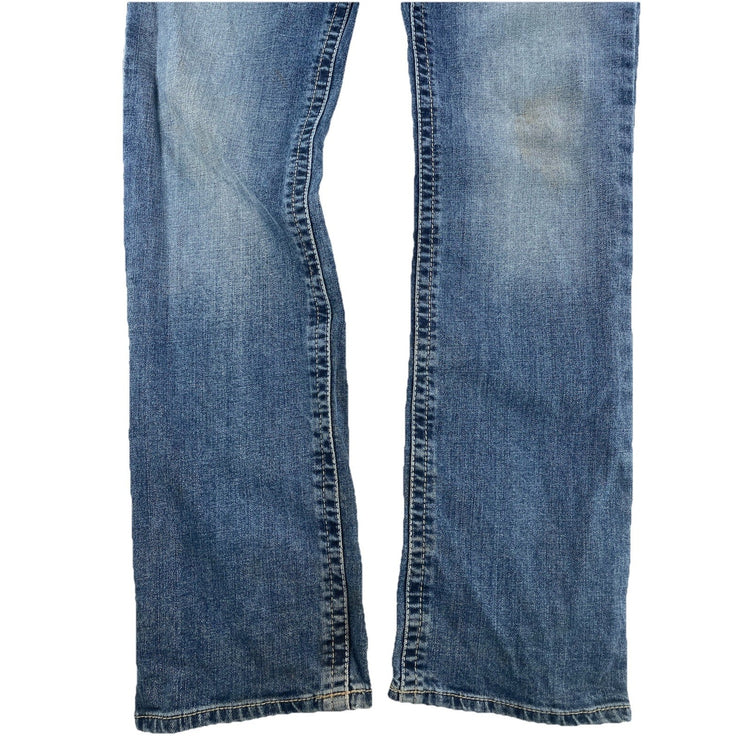 Men’s Ariat M4 Relaxed Straight Leg Blue Jeans Size 34x36