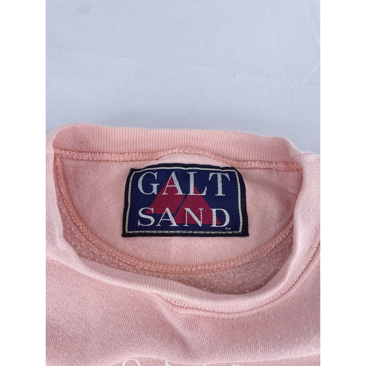 Vintage 90s Galt Salt Pink Indiana Hoosiers College Spell out Graphic Size 2XL