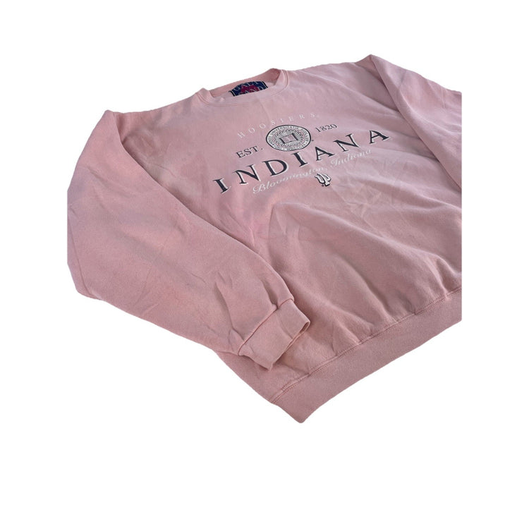 Vintage 90s Galt Salt Pink Indiana Hoosiers College Spell out Graphic Size 2XL