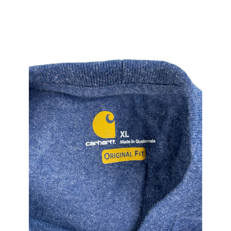 Mens Carhartt Blue Original Fit Short Sleeve T Shirt Size XL