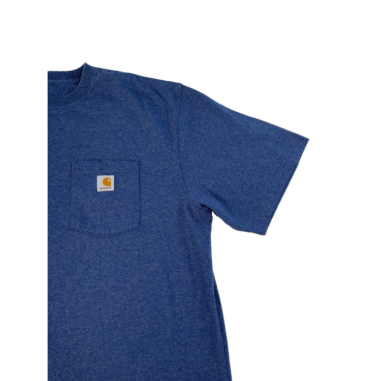 Mens Carhartt Blue Original Fit Short Sleeve T Shirt Size XL