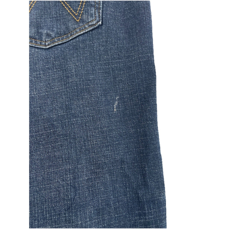 Mens Wranglers Retro Relaxed Bootcut Dark Wash Jeans Size 38 X 32