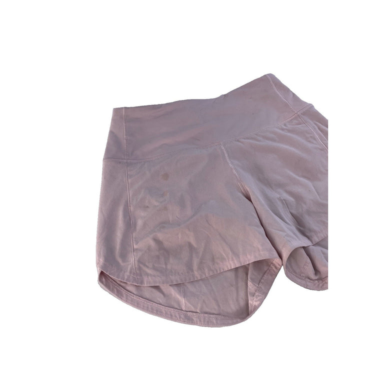 Women's Lululemon Athletic Running Shorts, Light Pink, Size 2