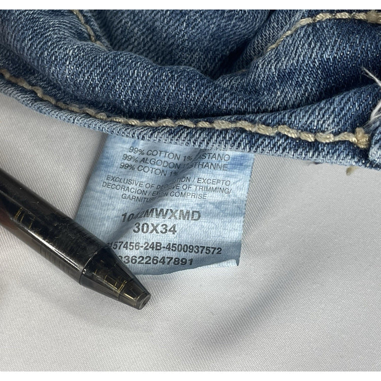Men’s Wranglers Vintage Boot Blue Jeans Size 30x34