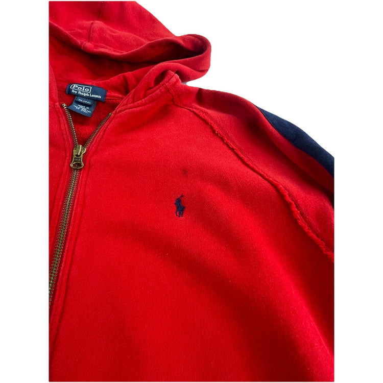 Kids Polo Ralph Lauren Size XL Red Zip Up Jacket