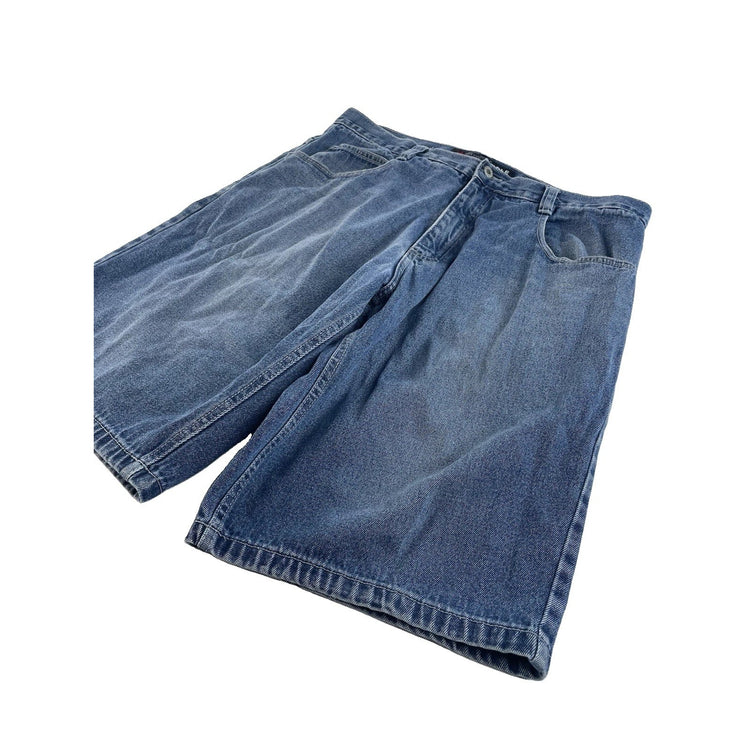 Men's Southpole Authentic Collection Blue Denim Jean Shorts Size 38