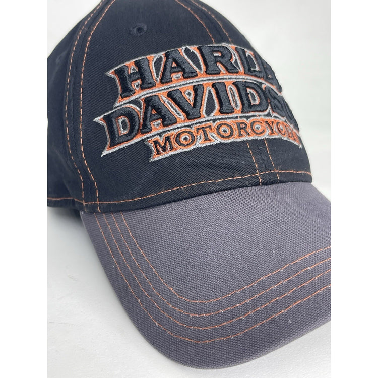 Harley-Davidson Black Men's Legendary Motorcycles 39THIRTY Baseball Cap S/M