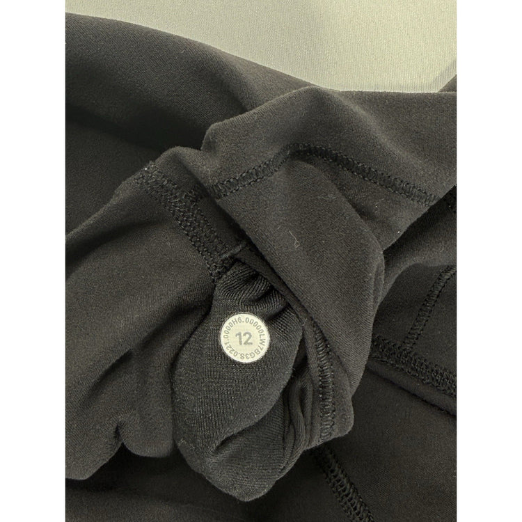 Women’s Lululemon Size 12 Black Biker Shorts