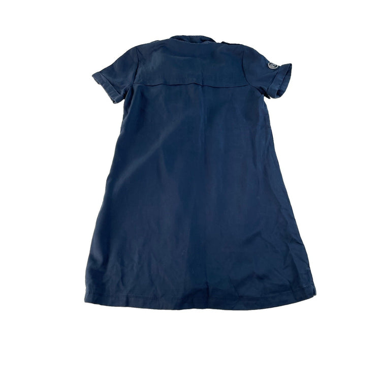 Women's Abercrombie & Fitch Navy Blue Button-Up Shirt Dress Size S