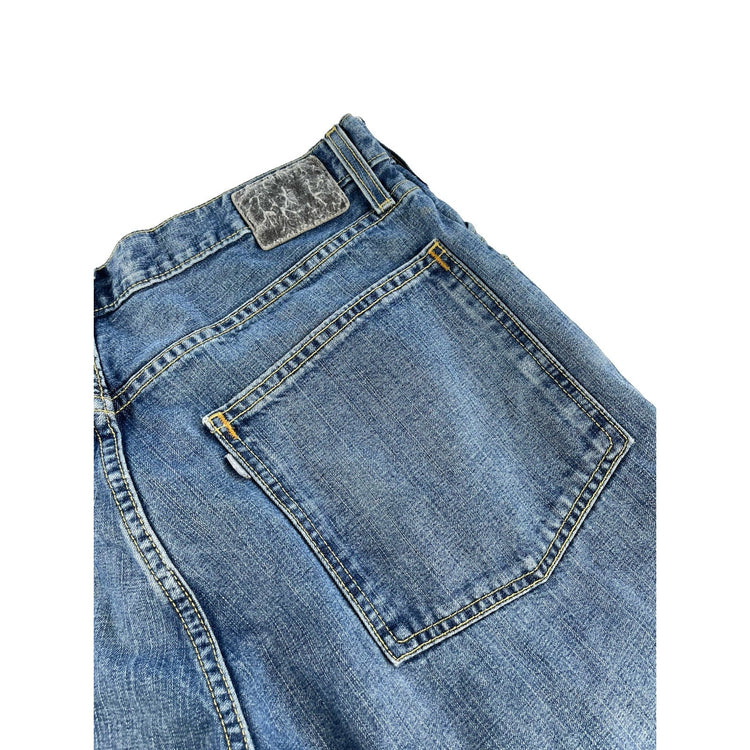 Mens Vintage Levis SilverTab Baggy Fit Blue Jeans Size 36 x 32