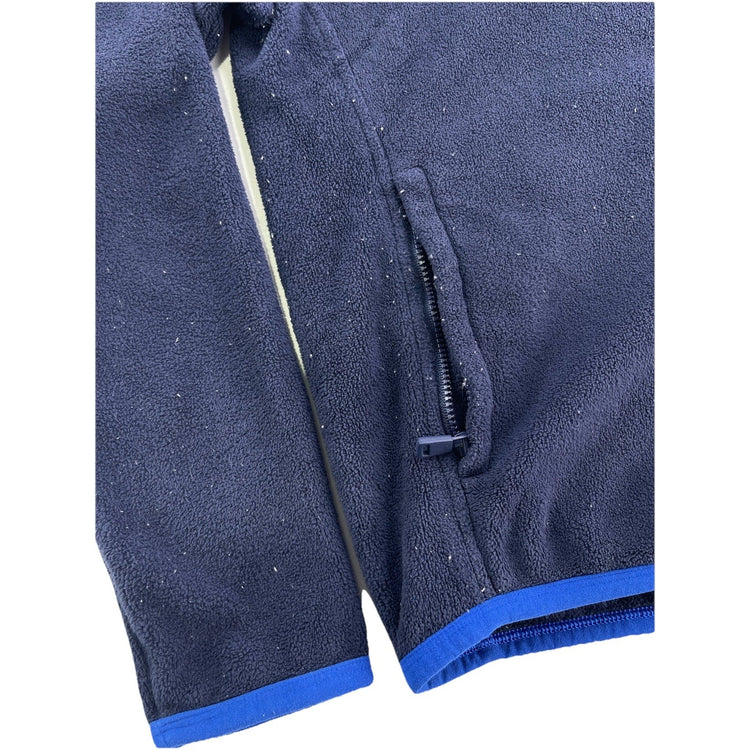 Mens Ralph Lauren Size Medium Navy Blue Fleece Jacket