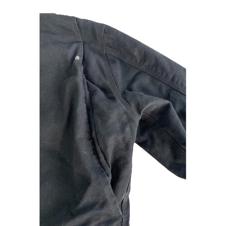 Mens Carhartt Washed Duck Insulated Bartlett Jacket In Black Size S