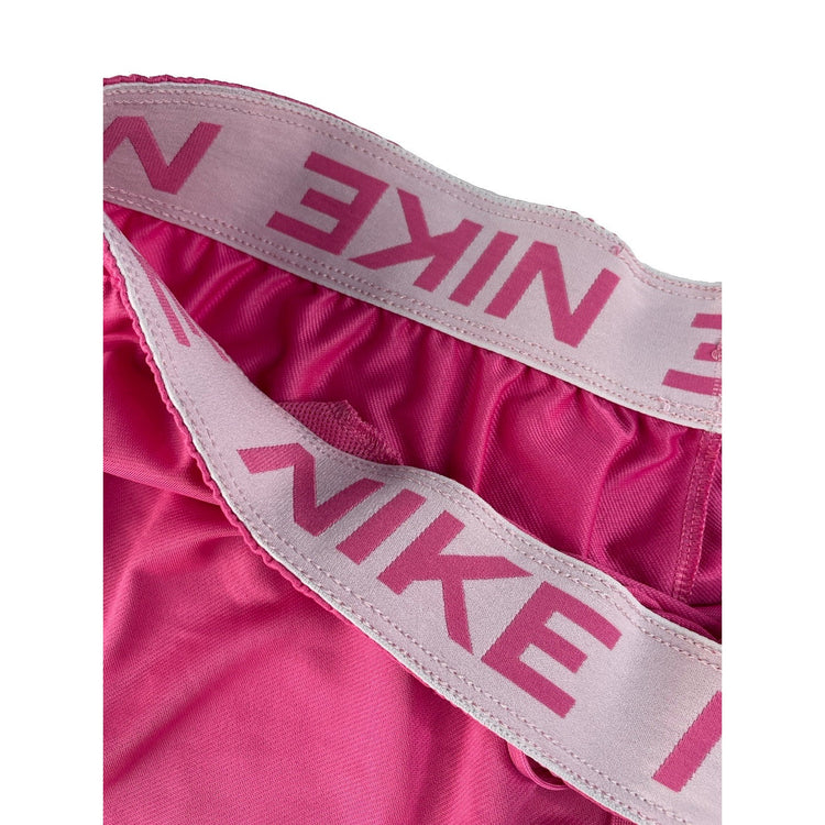 Nike Dri-FIT Women's Pink Athletic Training Shorts with Drawstring, Size XL