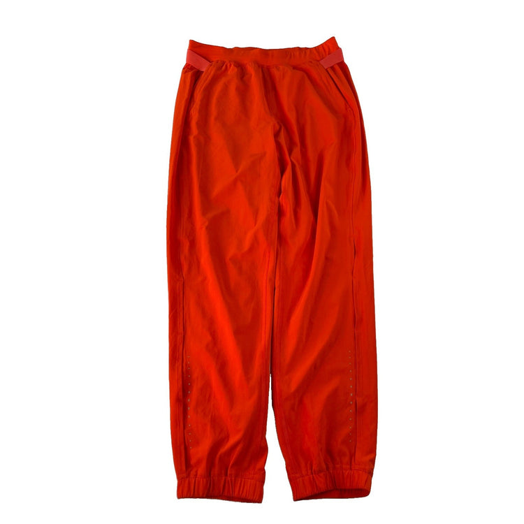 Women's Lululemon Athletica Bright Orange Lightweight Athletic Joggers Size 8