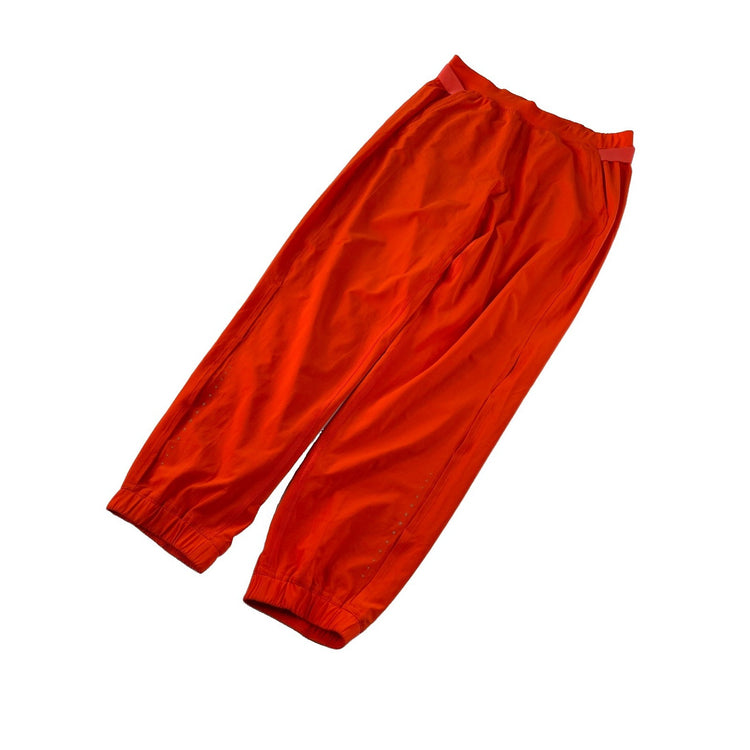 Women's Lululemon Athletica Bright Orange Lightweight Athletic Joggers Size 8